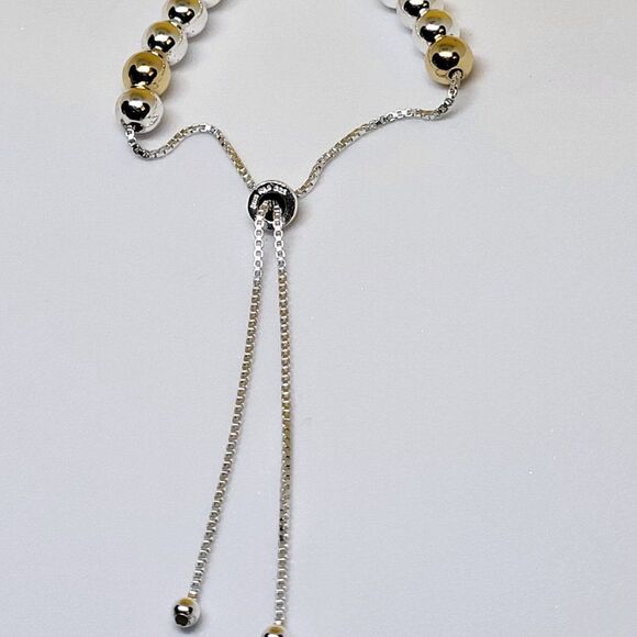 Dave, New, Not Worn, Unisex Silver Plated, Rope, 8" Bracelet - Picture 4 of 7